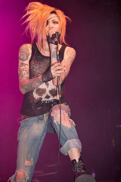 Hakuei se apresentando com o Machine no Japan Expo 2008, em Paris.