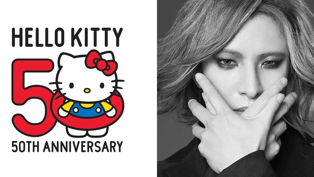 Hello Kitty 50th Logo SANRIO CO., LTD. / YOSHIKI