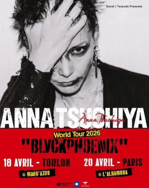 Anna Tsuchiya fará seu primeiro show na França