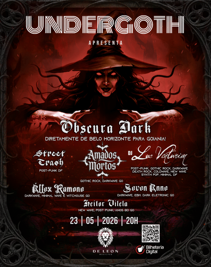 9º Encontro Gótico de Goiânia celebra o segundo aniversário do projeto Undergoth com atrações inéditas